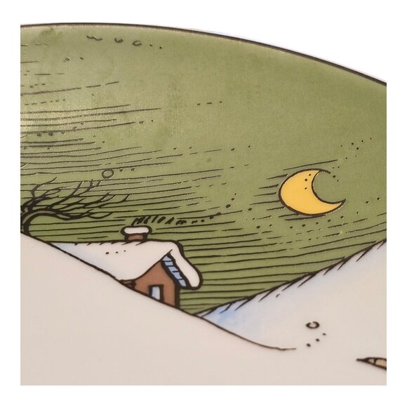 Vintage Joan Walsh Anglund January 1966 Decorative Plate – 7 Inches - Picture 4 of 6